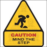  Caution - Mind the step 